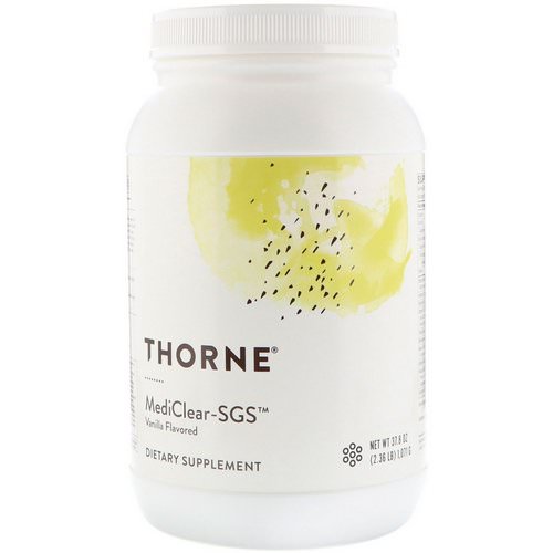 Thorne Research, Mediclear-SGS, Vanilla, 2.36 lbs (1071 g) فوائد