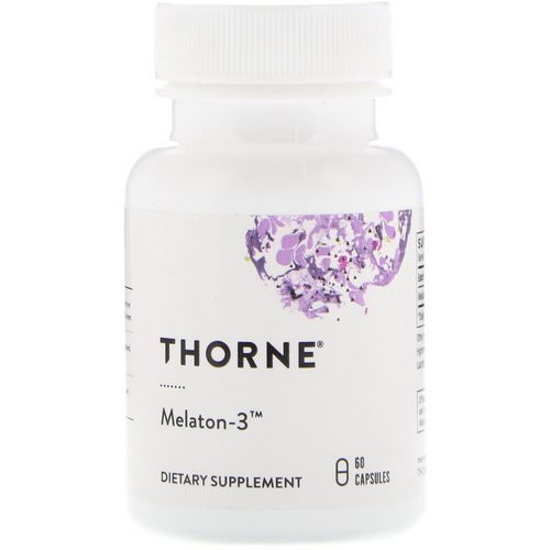 Thorne Research, Melaton-3, 60 Capsules فوائد