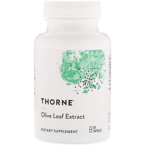Thorne Research, Olive Leaf Extract, 60 Capsules فوائد