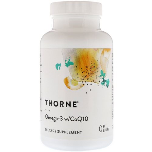 Thorne Research, Omega-3 with CoQ10, 90 Gelcaps فوائد