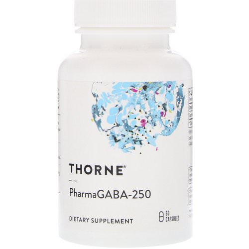 Thorne Research, PharmaGABA-250, 60 Capsules فوائد