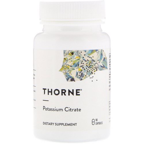 Thorne Research, Potassium Citrate, 90 Capsules فوائد