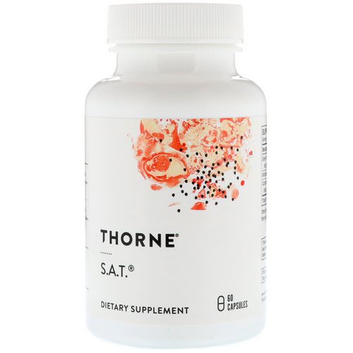 Thorne Research, S.A.T, 60 Capsules فوائد