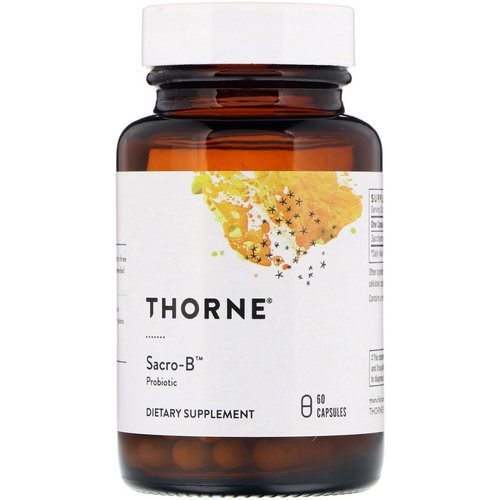 Thorne Research, Sacro-B, Probiotic, 60 Capsules فوائد