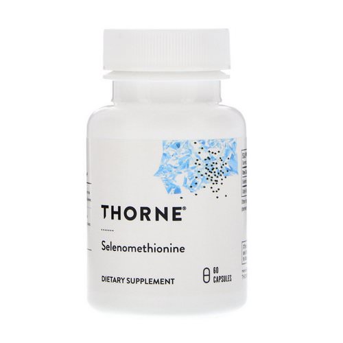 Thorne Research, Selenomethionine, 60 Capsules فوائد