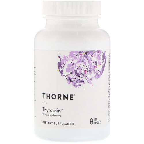 Thorne Research, Thyrocsin, Thyroid Cofactors, 120 Capsules فوائد