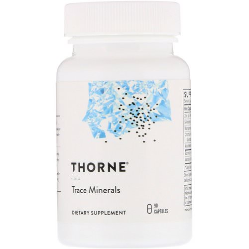 Thorne Research, Trace Minerals, 90 Capsules فوائد