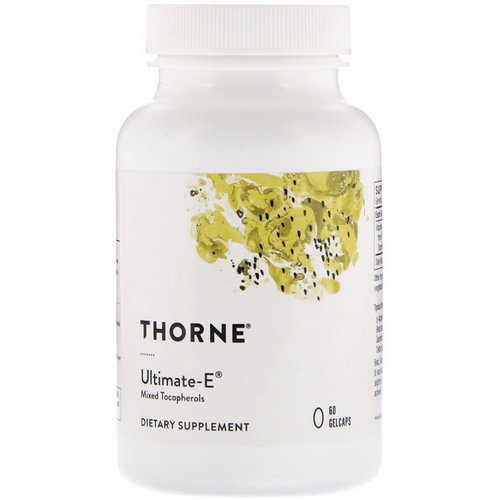Thorne Research, Ultimate-E, 60 Gelcaps فوائد