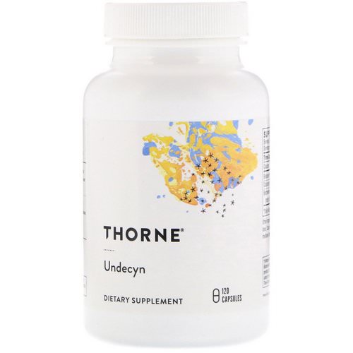 Thorne Research, Undecyn, 120 Capsules فوائد
