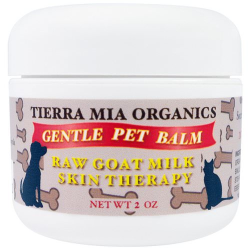 Tierra Mia Organics, Raw Goat Milk Skin Therapy, Gentle Pet Balm, 2 oz فوائد