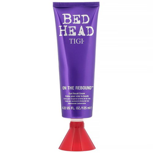 TIGI, Bed Head, On The Rebound, Curl Recall Cream, 4.22 fl oz (125 ml) فوائد