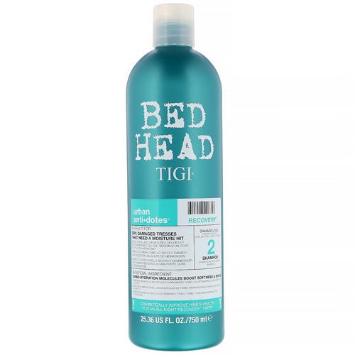 TIGI, Bed Head, Urban Anti+dotes, Recovery, Damage Level 2 Shampoo, 25.36 fl oz (750 ml) فوائد