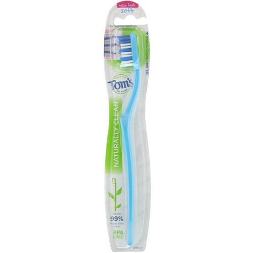 Tom's of Maine, Naturally Clean Toothbrush, Soft, 1 Toothbrush فوائد