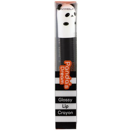 Tony Moly, Panda's Dream, Glossy Lip Crayon, Hey Orange, 1.5 g:أحمر شفاه, شفاه