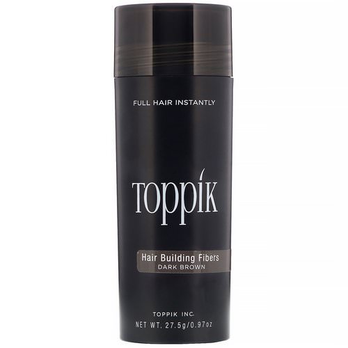 Toppik, Hair Building Fibers, Dark Brown, 0.97 oz (27.5 g) فوائد