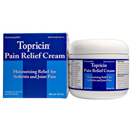 Topricin, Pain Relief Cream, 4.0 oz فوائد