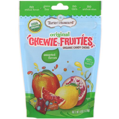 Torie & Howard, Organic Candy Chews, Original Chewie Fruities, Assorted Flavors, 4 oz (113.40 g) فوائد
