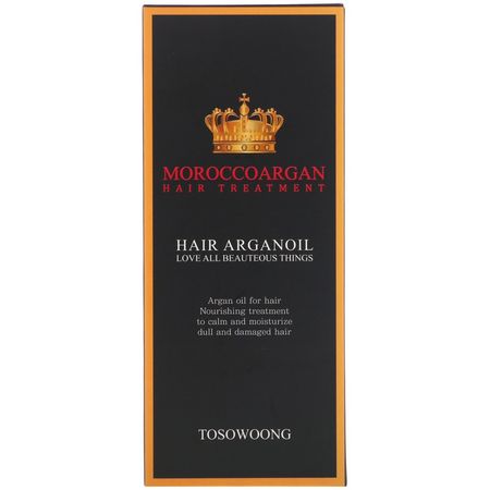 Tosowoong, Morocco Argan Hair Oil Treatment, 100 ml:أركان Oil, جمال