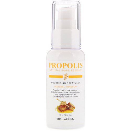 Tosowoong, Propolis Natural Pure Essence, Brightening Treatment, 2.02 fl oz. (60 ml) فوائد