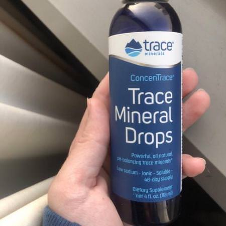 Trace Minerals Research, ConcenTrace, Trace Mineral Drops, 4 fl oz (118 ml)