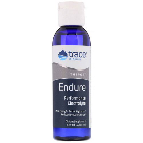 Trace Minerals Research, Endure, Performance Electrolyte, 4 fl oz (118 ml) فوائد