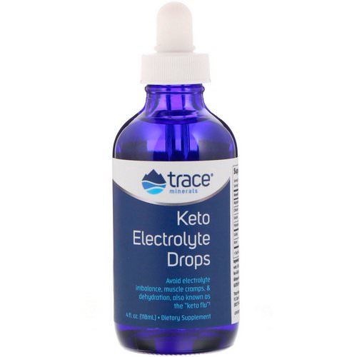 Trace Minerals Research, Keto Electrolyte Drops, 4 fl oz (118 ml) فوائد