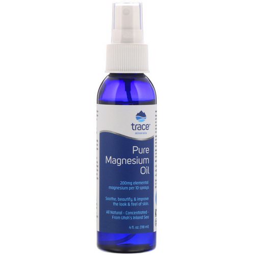Trace Minerals Research, Pure Magnesium Oil, 4 fl oz (118 ml) فوائد