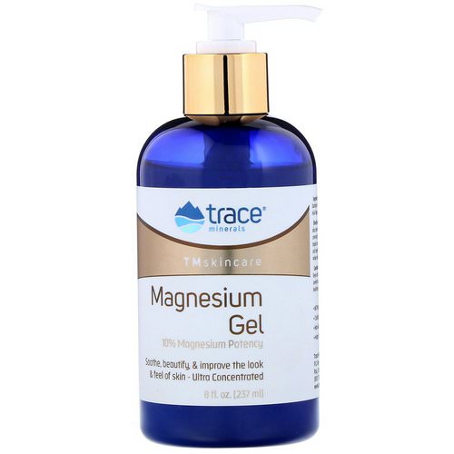 Trace Minerals Research, TMskincare, Magnesium Gel, 8 fl oz (237 ml) فوائد