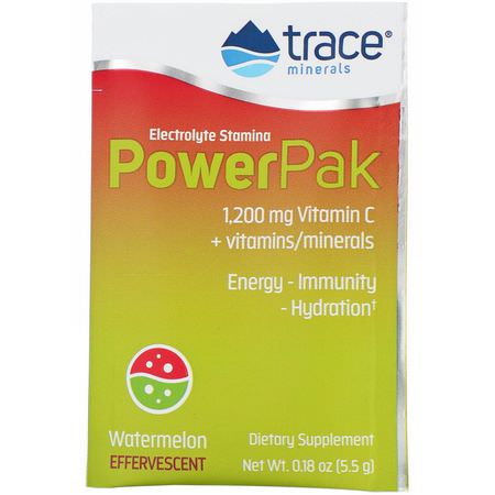 Trace Minerals Research Hydration Electrolytes Vitamin C Formulas - فيتامين C, الفيتامينات, المكملات, الش,ارد