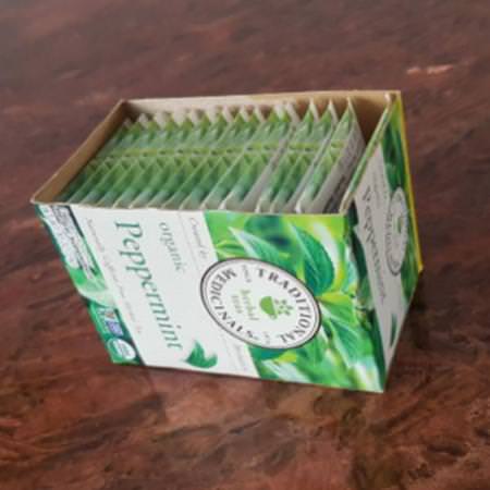 Traditional Medicinals Medicinal Teas Peppermint Tea - شاي النعناع, الشاي الطبي