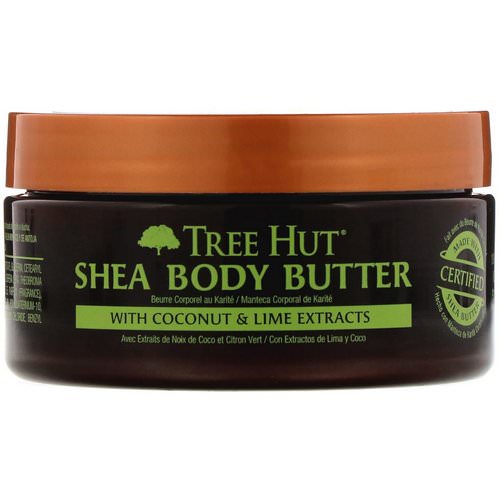 Tree Hut, 24 Hour Intense Hydrating Shea Body Butter, Coconut Lime, 7 oz (198 g) فوائد