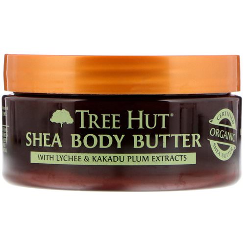 Tree Hut, 24 Hour Intense Hydrating Shea Body Butter, Lychee & Plum, 7 oz (198 g) فوائد