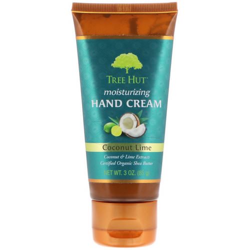 Tree Hut, Moisturizing Hand Cream, Coconut Lime, 3 oz (85 g) فوائد
