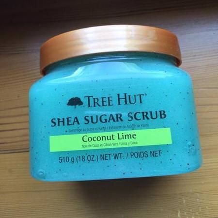 Tree Hut, Shea Sugar Scrub, Coconut Lime, 18 oz (510 g)