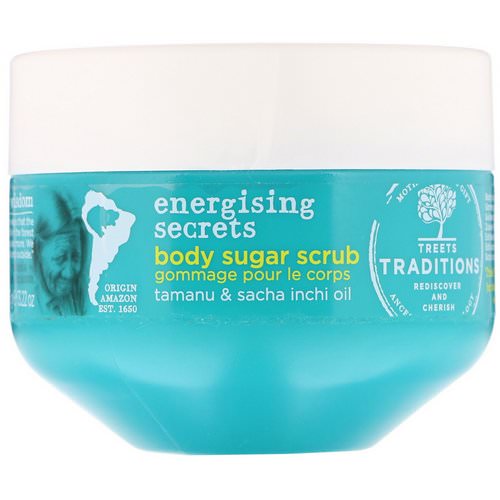 Treets, Energising Secrets, Body Sugar Scrub, Passion Freshness, 13.22 oz (375 g) فوائد