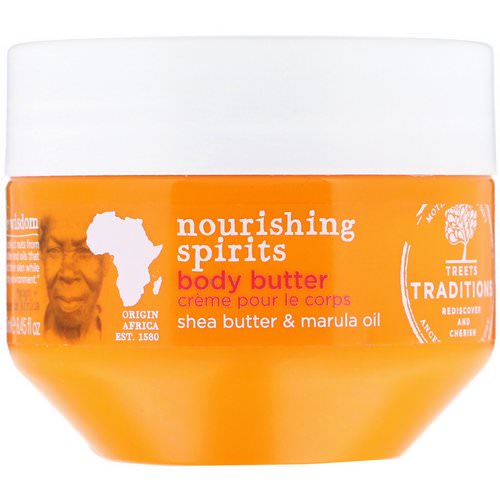 Treets, Nourishing Spirits, Body Butter, Shea Butter & Marula Oil, 8.45 fl oz (250 ml) فوائد