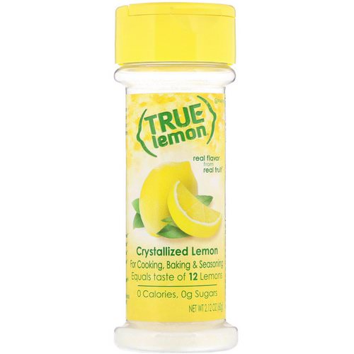 True Citrus, True Lemon, Crystallized Lemon, 2.12 oz (60 g) فوائد