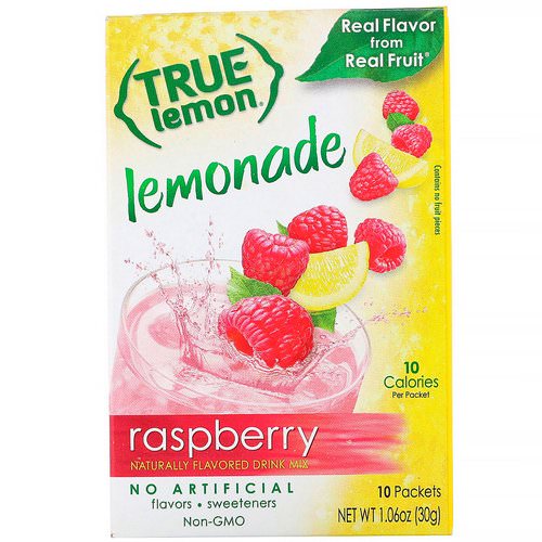 True Citrus, True Lemon, Raspberry Lemonade, 10 Packets, 1.06 oz (30 g) فوائد