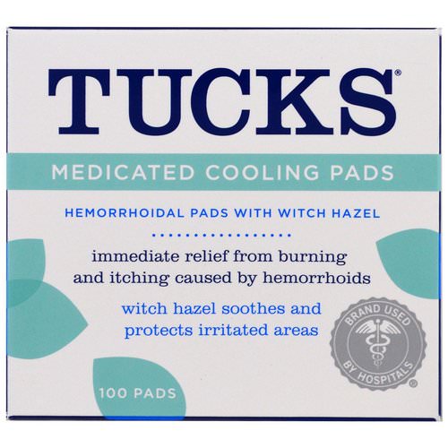 Tucks, Medicated Cooling Pads, 100 Pads فوائد