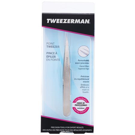 Tweezerman, Point Tweezer, Classic, 1 Count:إزالة الشعر, الحلاقة