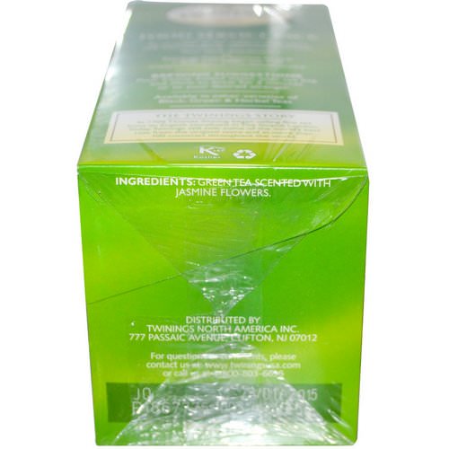Twinings, Green Tea, Jasmine, 25 Tea Bags, 1.76 oz (50 g) فوائد