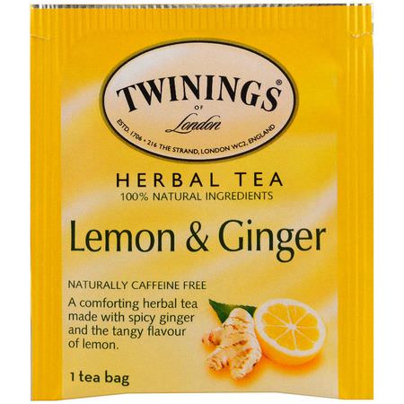 Twinings Herbal Tea Ginger Tea - شاي الزنجبيل, شاي الأعشاب