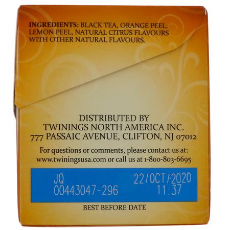 Twinings, Lady Grey Black Tea, 20 Tea Bags, 1.41 oz (40 g):الشاي الأس,د