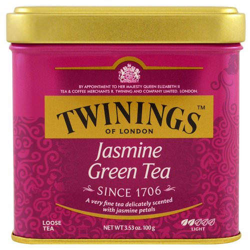 Twinings, Jasmine Green, Loose Tea, 3.53 oz (100 g) فوائد