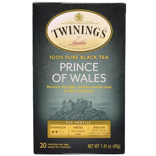 Twinings, Prince of Wales Tea, 20 Tea Bags, 1.41 oz (40 g) فوائد