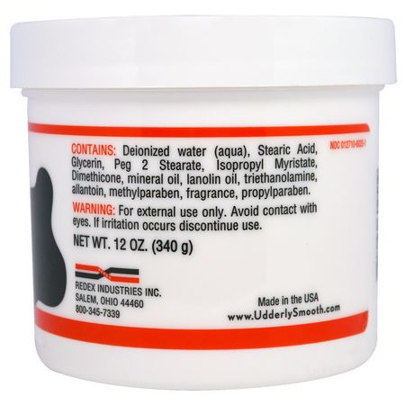 Udderly Smooth, Body Cream, Original Formula, 12 oz (340 g):مرطب جسم, حمام
