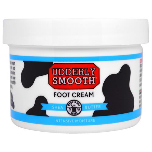 Udderly Smooth, Foot Cream, Shea Butter, 8 oz (227 g) فوائد