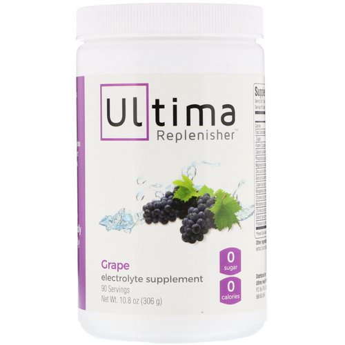 Ultima Replenisher, Electrolyte Powder, Grape, 10.8 oz (306 g) فوائد