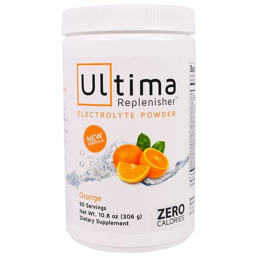 Ultima Replenisher, Electrolyte Powder, Orange, 10.8 oz (306 g) فوائد