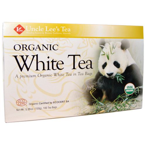 Uncle Lee's Tea, Organic White Tea, 100 Tea Bags, 5.29 oz (150 g) فوائد